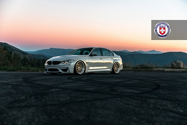Фото дисков HRE 520 Глянцевая шампань на BMW 3/M3 (F3x/F80)