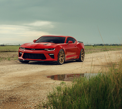 Фото дисков Vossen HF-5 на Chevrolet Camaro VI