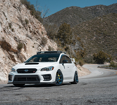 Фото дисков Motegi Racing MR154 BATTLE на Subaru WRX VA