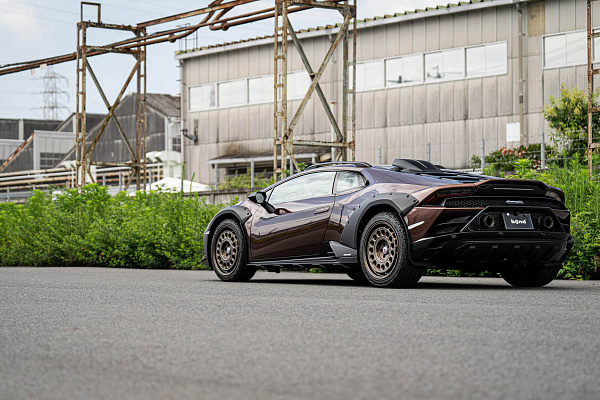 Фото дисков HRE 037 GTM Сатиновая бронза на Lamborghini Huracan