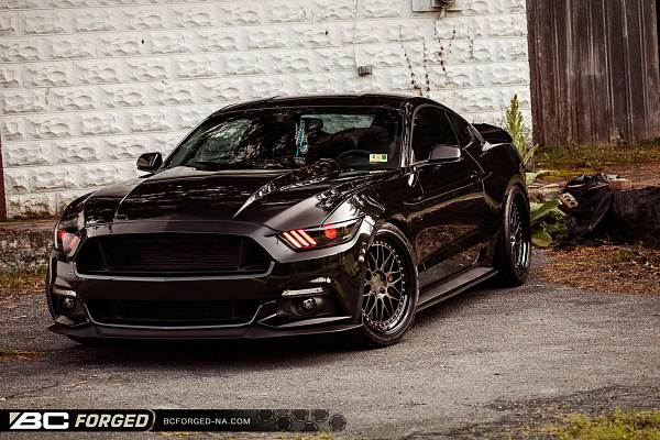 Фото дисков BC Forged LE81 // MLE81 Матовый графит на Ford Mustang VI