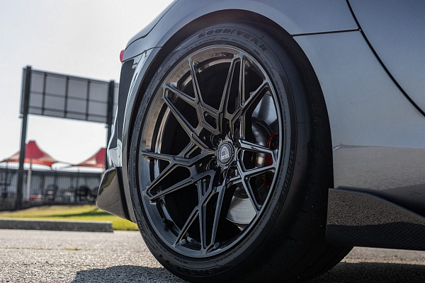 Фото дисков Anrky S1-X2 Глянцевый темный лак на Toyota Supra A90