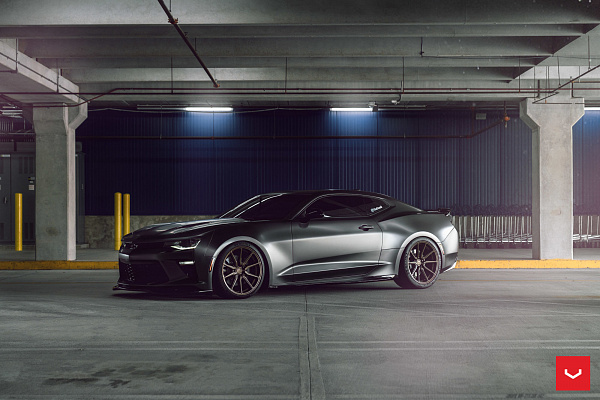 Фото дисков Vossen HF-3 Сатиновая бронза на Chevrolet Camaro VI