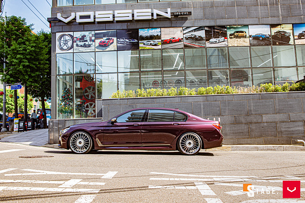 Фото дисков Vossen HF-8 Глянцевый лак на BMW 7 (G11/G12)