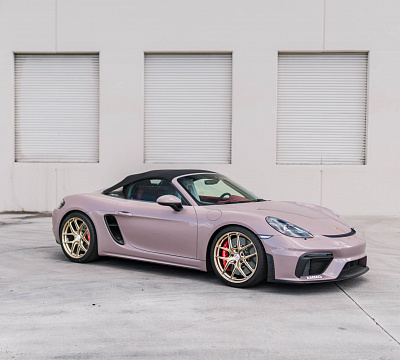 Фото дисков HRE R101 Lightweight на Porsche Boxster IV