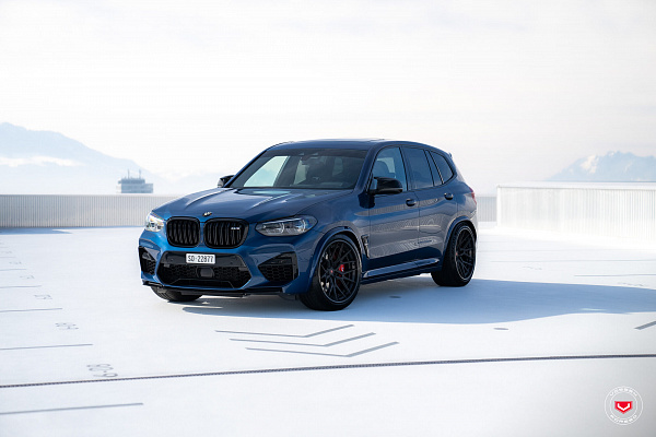 Фото дисков Vossen M-X3 (3-Piece) Черный глянец на BMW X3/X3 M (G01/F97)