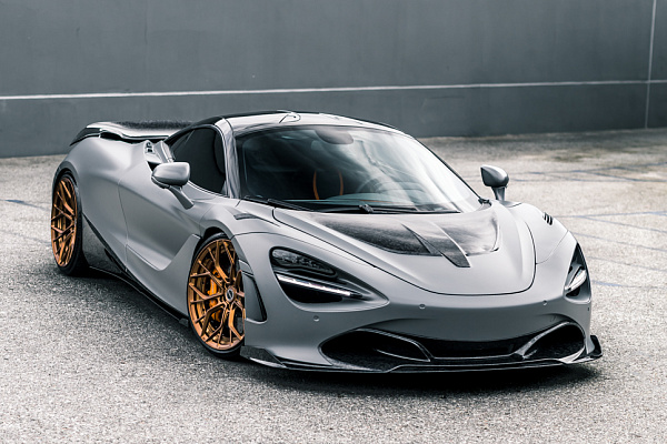 Фото дисков Brixton Forged PF10 Сатиновая медь на McLaren 720S