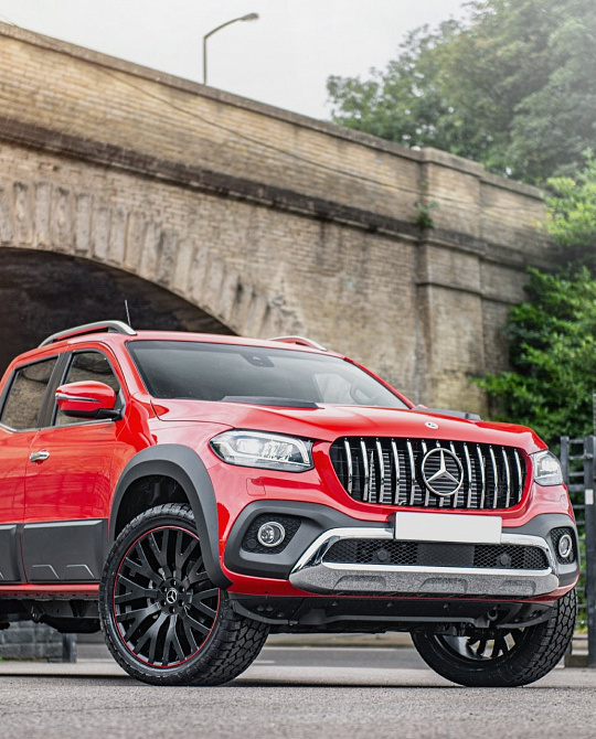 Фото дисков Kahn RS Черный сатин на Mercedes-Benz X-Class