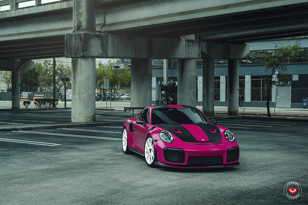 Фото дисков Vossen EVO-2R Белый глянец на Porsche 911 VII
