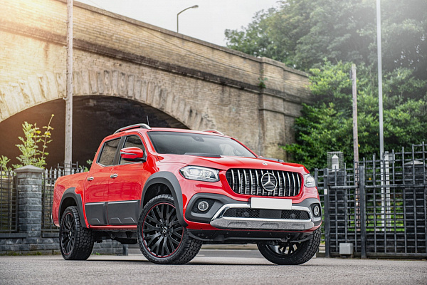 Фото дисков Kahn Kahn RS Черный сатин на Mercedes-Benz X-Class