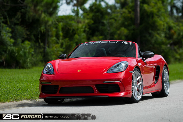 Фото дисков BC Forged HCA381 Глянцевый лак на Porsche Boxster III