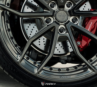 Фото дисков Anrky AN21 на Porsche 911 VIII