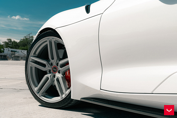 Фото дисков Vossen HF-1 Серебро на Toyota Supra A90