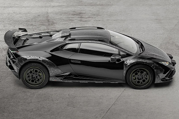 Фото дисков Mansory FO.6 Черный глянец на Lamborghini Aventador