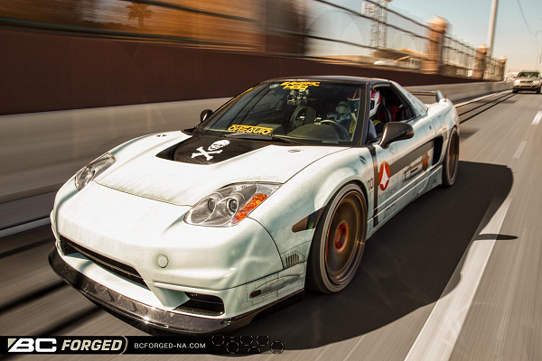 Фото дисков BC Forged HCA163 Сатиновая бронза на Acura NSX I