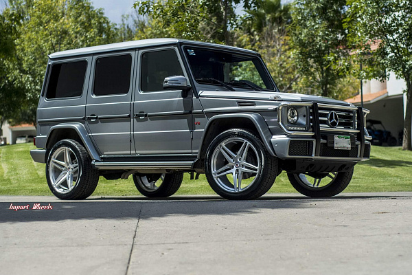 Фото дисков HRE P107 Глянцевый лак на Mercedes-Benz G-Class II
