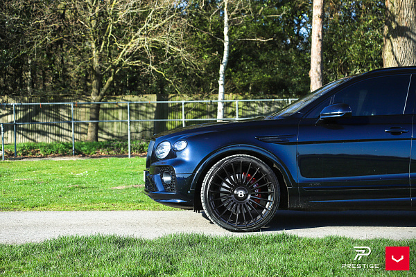 Фото дисков Vossen HF-8 Черный глянец на Bentley Bentayga