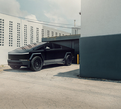 Фото дисков Vossen LC3-11 на Tesla Cybertruck