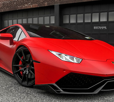 Фото дисков Strasse Wheels SV1 Deep Concave Monoblock на Lamborghini Huracan