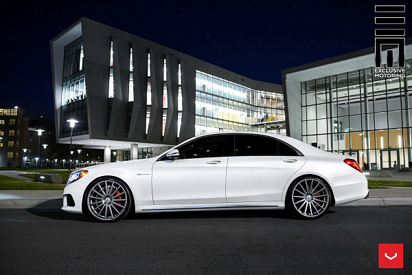 Фото дисков Vossen VFS-2 Серебро на Mercedes-Benz S-Class (W222, C217)