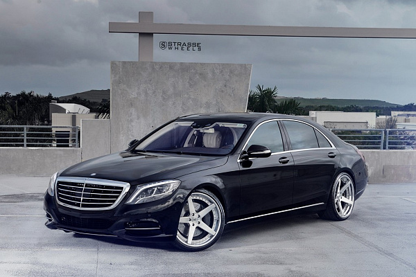 Фото дисков Strasse Wheels S5 Deep Concave Глянцевый лак на Mercedes-Benz S-Class (W222, C217)