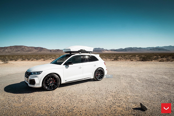 Фото дисков Vossen HF-3 Черный глянец на Audi Q5 (FY)