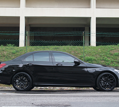 Фото дисков Vossen HF-2 на Mercedes-Benz C-Class (W205)