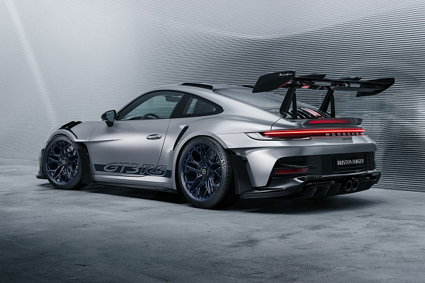 Фото дисков Brixton Forged PF14 R / RS Синий сатин на Porsche 911 VIII