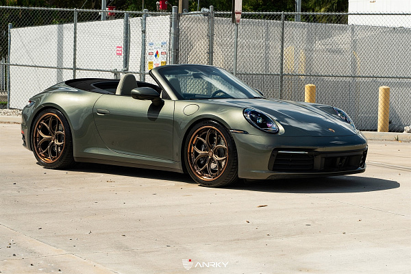 Фото дисков Anrky S3-X0 Сатиновая бронза на Porsche 911 VIII