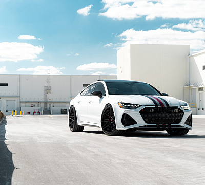 Фото дисков Vossen HF-7 на Audi A/RS 7 (4K)