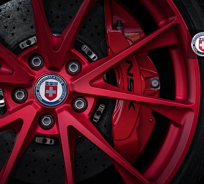 Фото дисков HRE P204 на Acura NSX II
