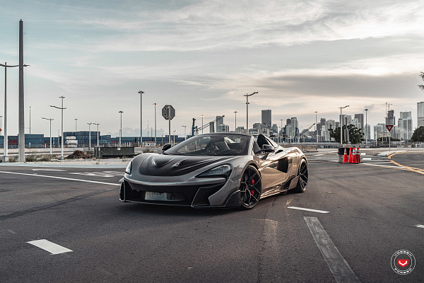 Фото дисков Vossen S21-01 Черный глянец на McLaren 570S