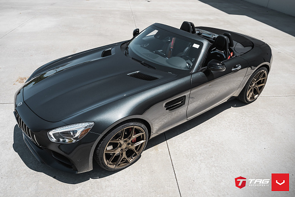 Фото дисков Vossen HF-5 Сатиновая бронза на Mercedes-Benz AMG GT I
