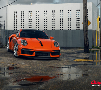 Фото дисков Vossen RS92 на Porsche 911 VIII