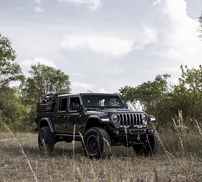 Фото дисков Black Rhino ABRAMS на Jeep Gladiator II (JT)