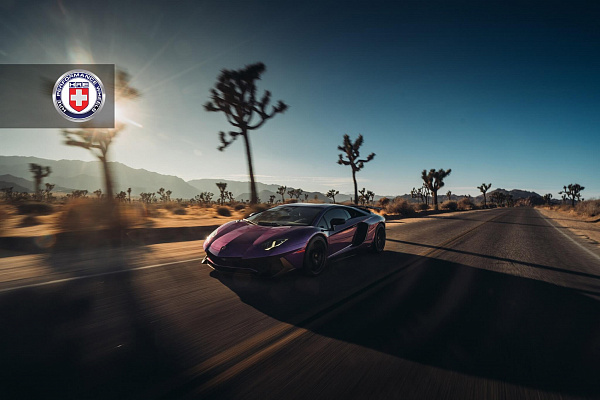 Фото дисков HRE P201 Черный сатин на Lamborghini Aventador
