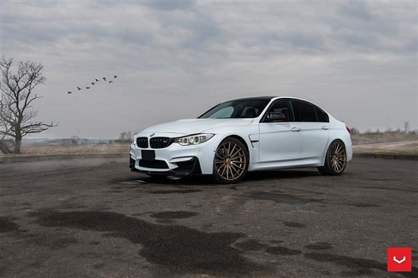 Фото дисков Vossen VFS-2 Сатиновая бронза на BMW 3/M3 (F3x/F80)