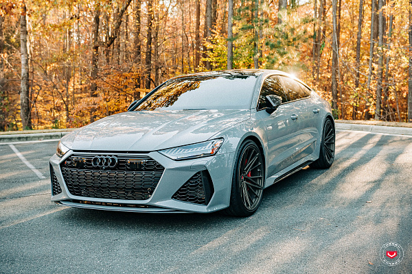 Фото дисков Vossen M-X6 Сатиновая бронза на Audi A/RS 7 (4K)