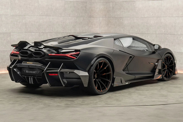 Фото дисков Mansory FV.10 Черный глянец на Lamborghini Revuelto