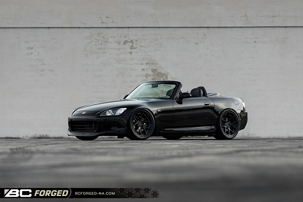 Фото дисков BC Forged HCS02 Черный сатин на Honda S2000