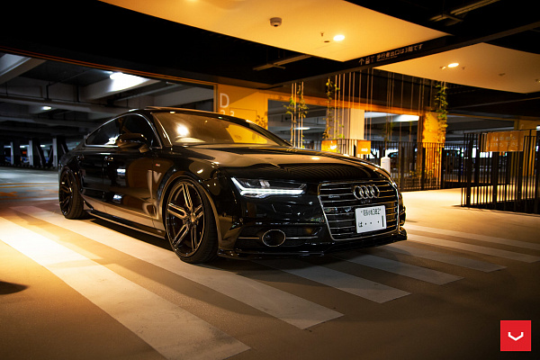 Фото дисков Vossen HF-1 Алмазная проточка на Audi A/RS 7 (4G)
