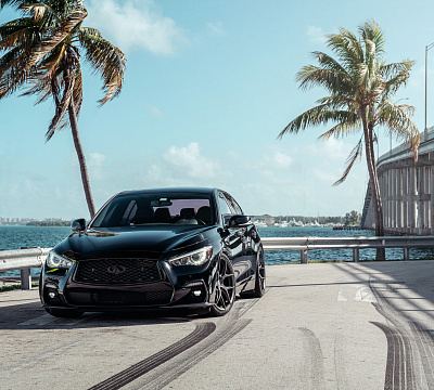 Фото дисков Vossen HF-5 на Infiniti Q50