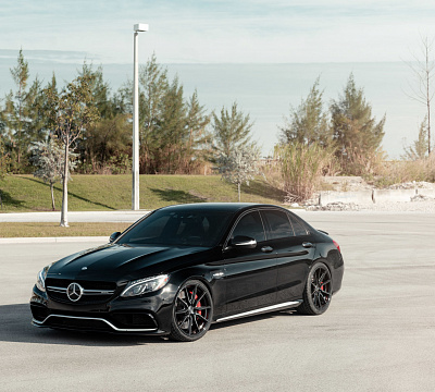 Фото дисков Vossen HF-3 на Mercedes-Benz C-Class (W205)