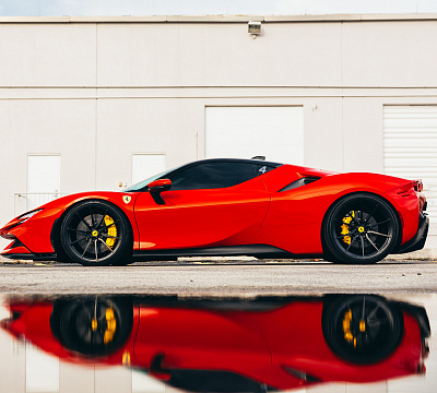 Фото дисков Vossen M-X2 на Ferrari SF90