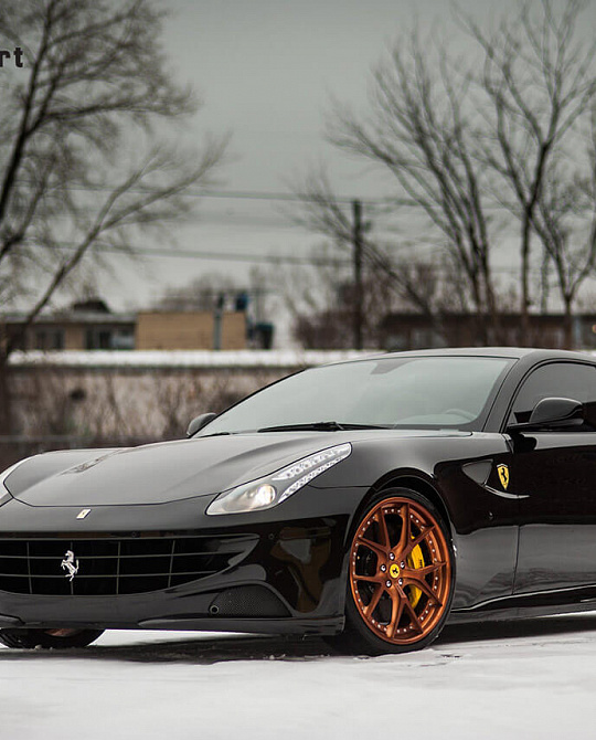 Фото дисков S101 Сатиновая медь на Ferrari FF