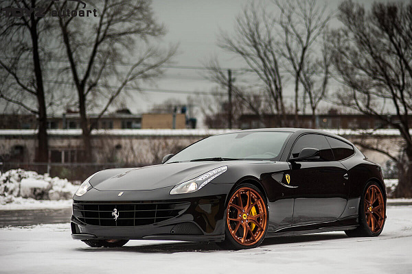 Фото дисков HRE S101 Сатиновая медь на Ferrari FF