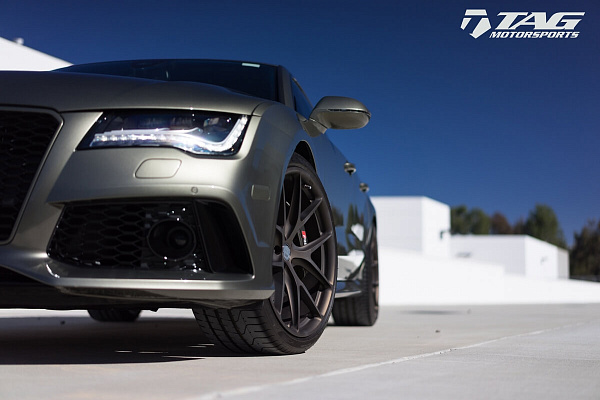 Фото дисков HRE P101 Сатиновая бронза на Audi A/RS 7 (4G)
