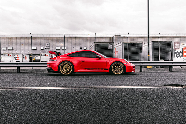 Фото дисков Brixton Forged TR20 Сатиновое темное золото на Porsche 911 VIII