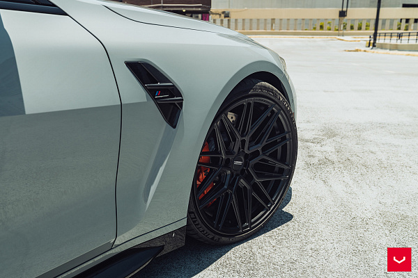 Фото дисков Vossen HF-7 Черный сатин на BMW 4/M4 (G22/G82)