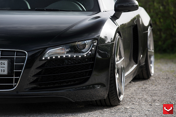 Фото дисков Vossen CV3 Полированный лак на Audi R8 (Typ 42)